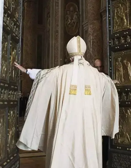 Opening Door To The Holy Pope Francis